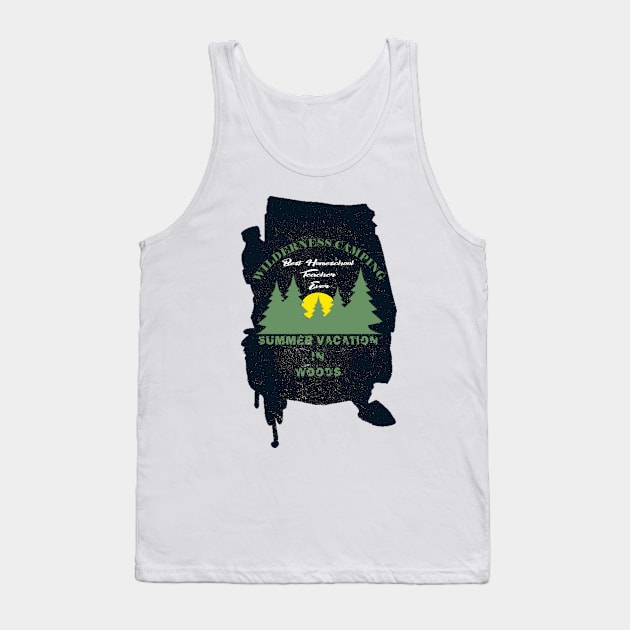 camping - best home teacher ever Tank Top by The Bombay Brands Pvt Ltd